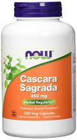 NOW Supplements, Cascara Sagrada (Rhamnus purshiana)450 mg, 250 Veg Capsules