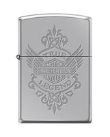 Zippo Harley-Davidson True Legend High Polish Chrome Pocket Lighter