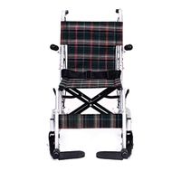 ChenCheng Wheelchair Aluminum Alloy Foldable Light and Easy to Carry Manual Old Scooter Medical Supplies