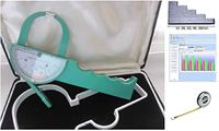 Lange Skinfold Caliper Pro Kit AnthroFlex Edition with Lufkin W606PM Anthropometric Tape Measure, 5-Step Calibration Block, BodyTracker Software, and Instruction Manual to Measure Body Fat Percentage
