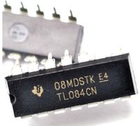 Quickbuying 20PCS TL084CN TL084 DIP-14 Quad JFET-Input Op Amp IC