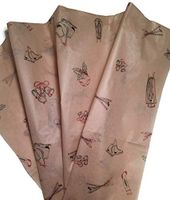 Gift WRAP Tissue Paper for Christmas, 24 Sheets, Large 20x30, Printed Decorative Tissue Paper for Gift Wrapping (Rustic Christmas Skis, Skates & Toboggans)