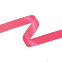 3/8" Hot Pink Double Face Satin Ribbon - 50 Yards