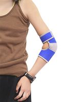 Kids Elbow Support Brace Girls Boys Breathable Sport Protector Compression Elbow Sleeve Adjustable Neoprene Elbow Brace Football Cycling Arm Wrap Elbow Support Injury Elbow Pad Guard Bandage