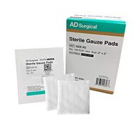 AD Surgical | Sterile Gauze Pad (2" x 2"). 100/bx