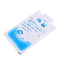 FTVOGUE 10pcs Reusable Ice Packs Gel Cooling Bags Easy to Carry Long-Lasting for Kids School Lunch Boxes Camping Picnic Coolers (400ml)
