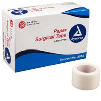 Dynarex Paper Surgical Tape 1'' x 10 yds 12 per box