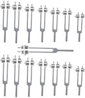 Ira Industry 15 Pc Human Organ Weighted Tuning Fork Set with Activator and Pouch
