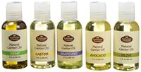 Carrier Oil 5 Pack #2 - All Natural Ingredients and 100% Pure Essential Oils - This Kit Includes Avocado, Castor, Grapeseed, Hemp and Olive Carrier Oils