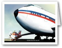 No.1 for Take Off Aviation Note Card - 10 Boxed Cards & Envelopes