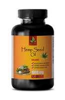 Mood Booster Supplements - Hemp Oil Pills for Anxiety - Hemp Oil for Pain Relief and Anxiety - 1 Bottle 120 Liquid Capsules