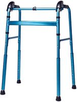 Standard Walkers Walking Aid Walking Stick Folding Walker-Mobility Rollator for Adult Senior Elderly Disabled-Adjustable Drive Transport Walker Walking Frames