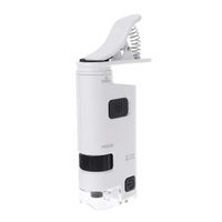 80-120X Wireless Digital Microscope with Phone Clip LED Lamp Magnifier Loup Textile Microscopes Jewelry Appreciation Magnifier Light Weight & Portable