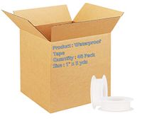 Pack of 48 Waterproof Tape. Self-Tearing Medical Tapes 1" x 5 yds. Non-sterile Adhesive Tapes for General Wound Care. Single use Rolls. Hypoallergenic, Latex-Free.