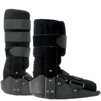 BREG '00075 Walker Boot, Ankle, Fixed Angle XLarge, Men 12.5+, Women 13.5+ Short Fold-Over Integrated Air Pump Release Valve Medial/Lateral Air Bladders Dual Axis Rocker Bottom