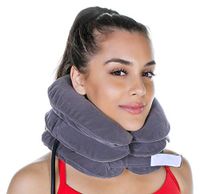 Neck Traction Neck Cervical Traction Collar Device for Neck and Back Pain Relief, Inflatable Spine Alignment Pillow