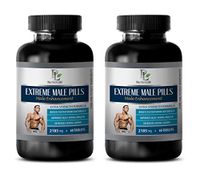 libido Booster for Men Sex - Extreme Male Pills 2185 Mg - Male Enhancement Formula - tongkat ali Root Extract - 2 Bottles 120 Tablets