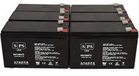 Liebert GXT3-3000RT208 12V 9Ah UPS Replacement Battery (6 Pack)