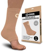 Ankle Brace Compression Sleeve for Men & Women (1 Pair) - BEST Ankle Support Foot Braces for Pain Relief, Injury Recovery, Swelling, Sprain, Achilles Tendon Support, Heel Spur, Plantar Fasciitis Socks