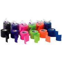 Coban Self-Adherent Wrap with Hand Tear 4" x 5 yds., Brights
