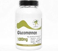 Glucomannan 1000mg ~ 180 Capsules - No Additives ~ Naturetition Supplements