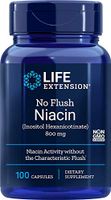 Life Extension No Flush Niacin (Inositol Hexanicotinate) 800 Mg , 100 Capsules