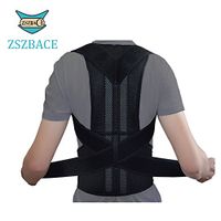 8.Premium Unisex Posture Corrector Adjustable Clavicle Comfort Support Brace Orthopedist Designed Vest Men and Women Improve Bad Posture Shoulder Alignment S-XXL (S)