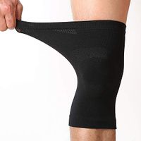1pair Summer Ultra-Thin Breathable Knee Support Braces Pads Sporting Goods Sports Safety,Pink,40-47cm