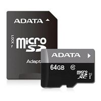 Premier microSDXC UHS-I Class10 R/W:50/10 64GB AUSDX64GUICL10-RA1