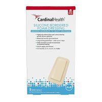 Cardinal Health Silicone Bordered Foam 4in x 8in