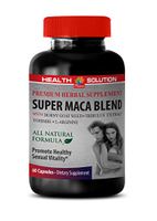 Men Sex Enhancer Supplement - Super MACA Blend - Promote Healthy Sexual Vitality - maca with Horny Goat Weed - 1 Bottle 60 Capsules