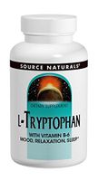 Source Naturals L-Tryptophan 2000mg Serving with Vitamin B-6 - Essential Amino Acid Supplement - 60 Tablets