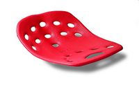 BackJoy SitSmart Posture Plus - Seat Cushion, Designed for Lower Back Pain, Improve Posture, for Car Seats, Office/Outdoor/Desk Chairs, Portable, Durable EVA Foam, Waterproof, for Adults, Red Color