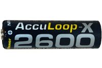 24 x AA NiMH AccuPower AccuLoop-X Rechargeable Batteries (2600 mAh)