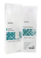 McKesson - Adhesive Dressing McKesson 4 X 14 Inch Polypropylene / Rayon Rectangle White Sterile - 1/Each - McK