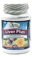 Omega Alpha Liver Plus-Liver Healthy Support Formula 90 Veg Capsules