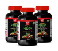 antioxidant Supplement Berry - Organic Greens Complex - Raspberry Pills for Women - 3 Bottles 180 Tablets