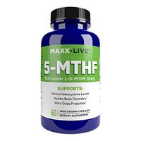 Maxx Live L Methyl folate 10mg – Professional Strength Methylfolate - Active Folate 5-MTHF - Immune Support, Essential Amino Acids – Vegan Gluten-Free - 60 Capsules