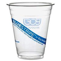 Recycled Content Clear Plastic Cold Drink Cups 12 Oz. Clear 50/Pack