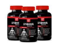 Testosterone Booster Vitamins for Men - Stamina Booster for Men - Energy and Drive - Horny Goat Weed Extract with maca - 3 Bottle 180 Capsules