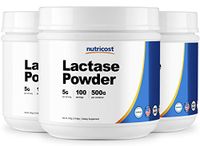 Nutricost Lactase Powder 500 Grams (3 Bottles)