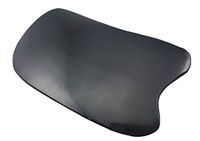 2PCS Black Gua Sha Massage Board- Square Buffalo Horn Material Scrapping Beauty Roller Skin Facial Therapy Beauty Tool for Personal Care
