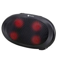 Tekjoy Shiatsu Back Neck Massager, Kneading Heated Body Massage Pillow for Shoulders, Lower Back, Calf, Legs and Feet - Perfect for Home, Office and Car Use