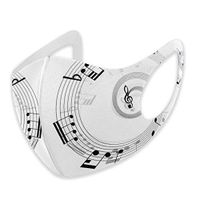 Mouth Masks for Dust Protection Anti Face Mask Washable Earloop Mask Musical Notes