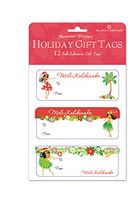 Holiday Labels Island Holiday Honeys 12 Tags