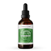 Diarrhea Tribal Care Alcohol-Free Extract, BlackBerry, Slippery Elm, Red Raspberry, Chamomile, Orange, Goldenseal. Glycerite Tincture, Healthy BM Support (4 fl oz)