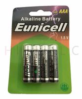 Hillflower 100 Piece AAA LR3 LR03 AM4 MN2400 Card 0% Hg 1.5V Ultra Power Alkaline New Battery
