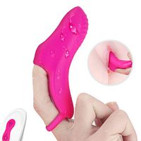 4.5 Inch Finger Wearable Massage Device - 9 Strong Vibranting Modes - Portable Size - USB Rechargeable - Made of Soft and Skin-Friendly Medical Silicone - 100% Waterproof (Red) Tshirt