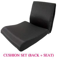 Karman Healthcare Cu-Ergo 16" X 17" Memory Foam Back and Seat Cushion Set | Water Resistant Upholstery | 2 inches Thick