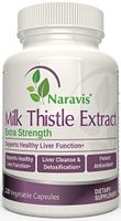Naravis Milk Thistle Extract - 2000mg - 120 Veggie Capsules - Extra Strength 4X Concentrated Extract - 4:1 Silymarin Extract for Liver Support, Cleanse, Detox & Health - Non-GMO